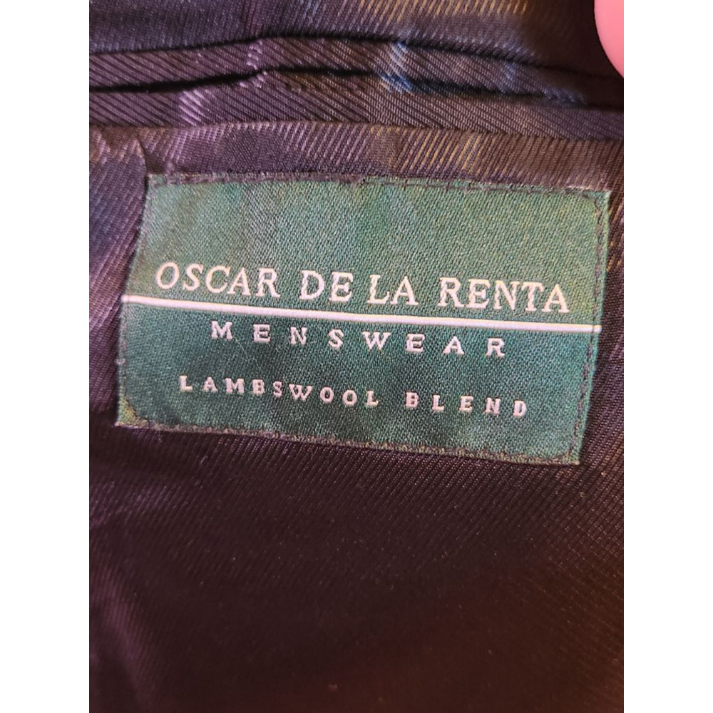 Oscar de la Renta Sport Coat & Blazer Herribgbone Two Button Closure - Picture 11 of 11